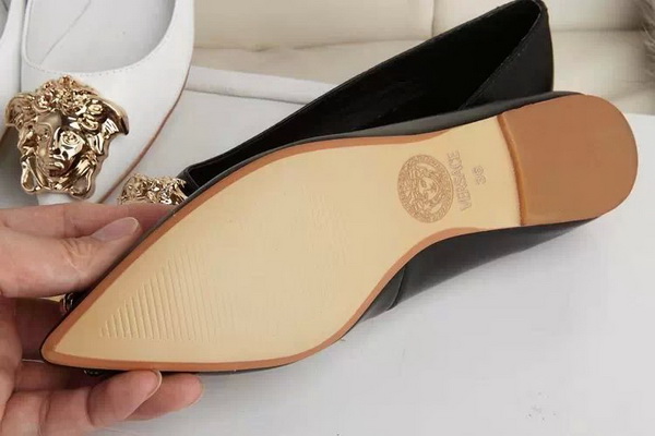 V Shallow mouth flat shoes Women--007